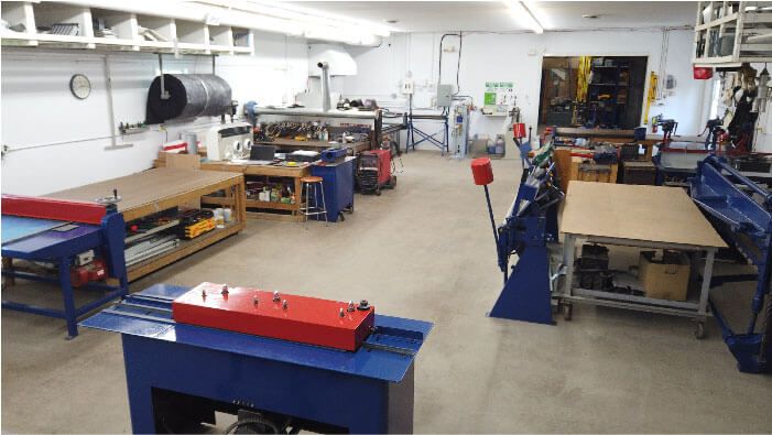 The Bonvie’s fabrication shop